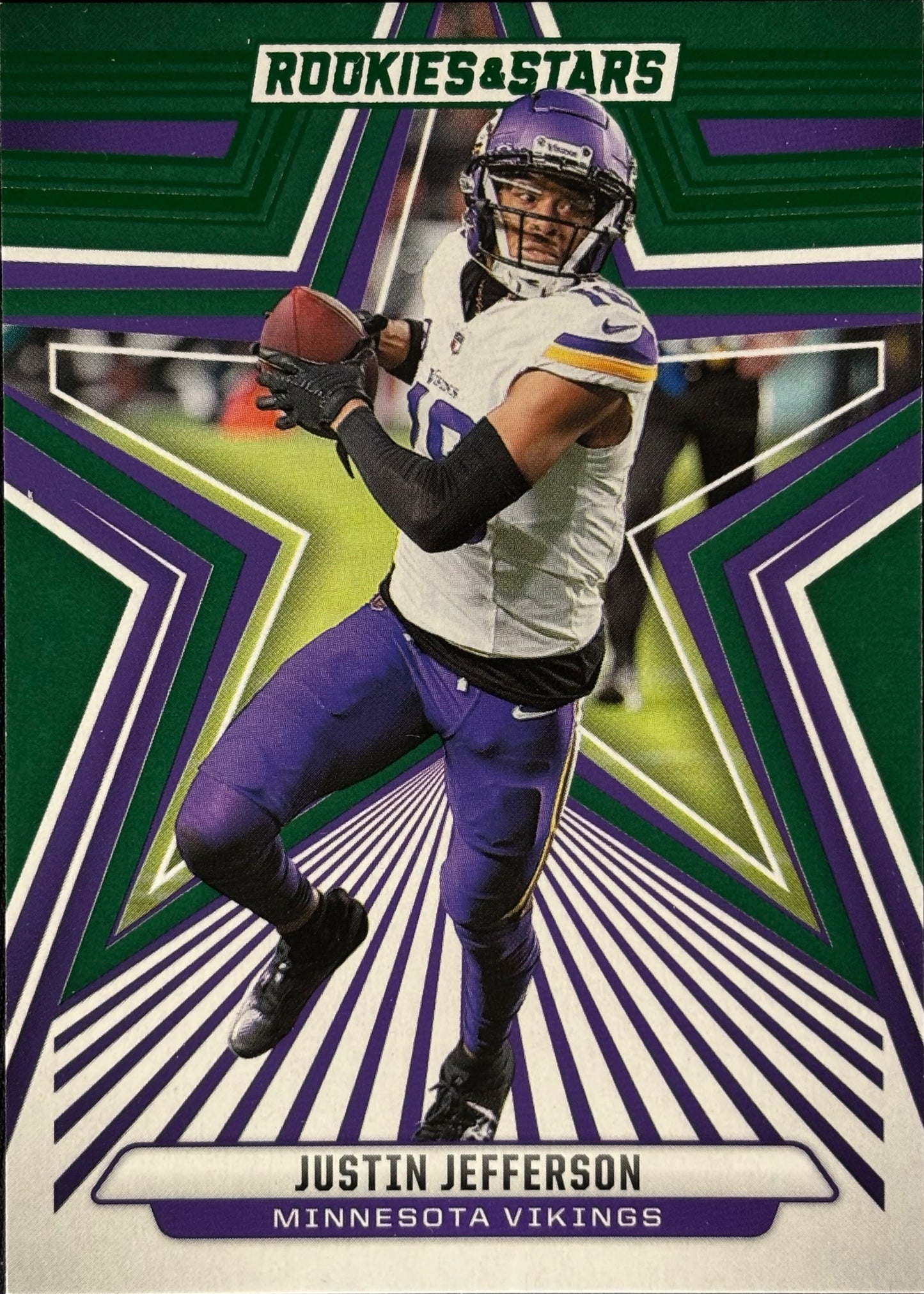 Justin Jefferson Rookies & Stars Green