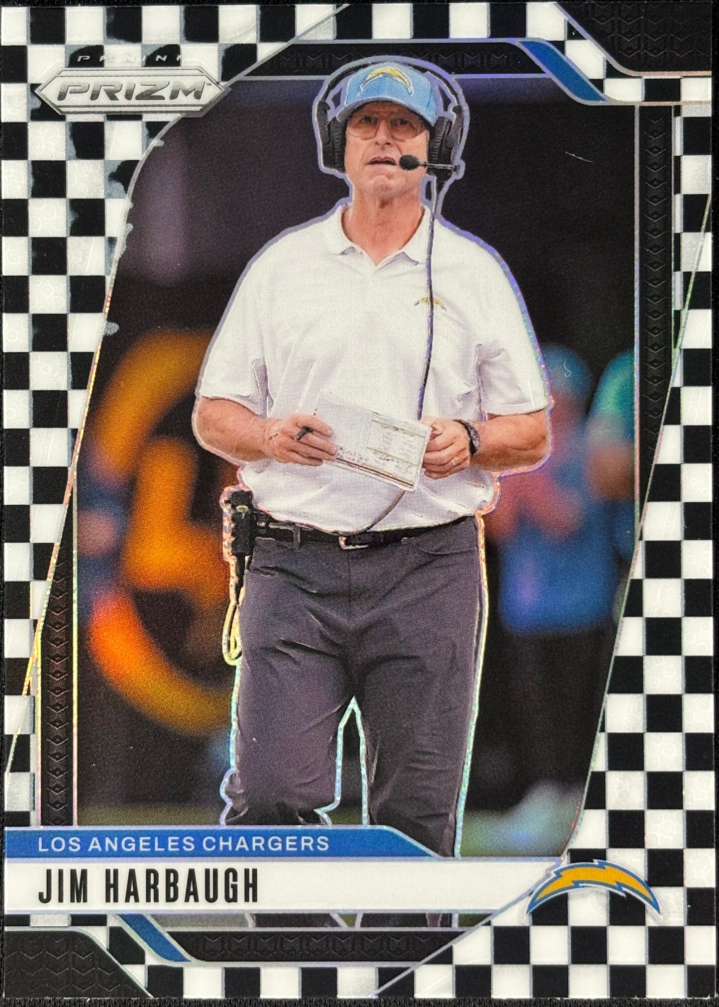 *Damaged* Jim Harbaugh Prizm Checkerboard