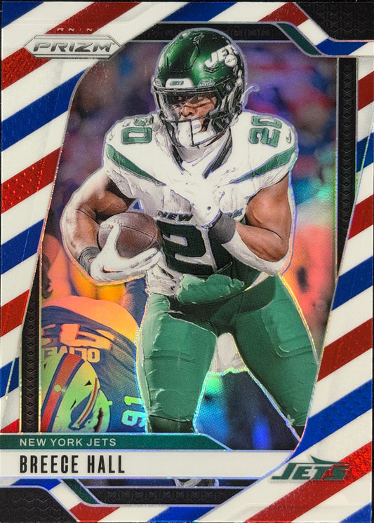 Breece Hall Prizm Red White Blue Jets