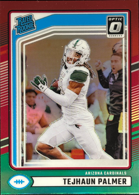 Tejhaun Palmer Optic-Preview Red Green Rookie