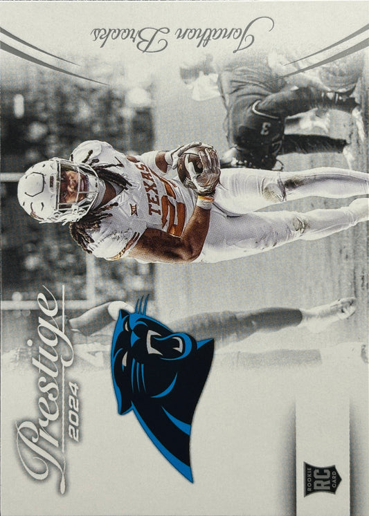 Jonathan Brooks Prestige SP Rookie Panthers