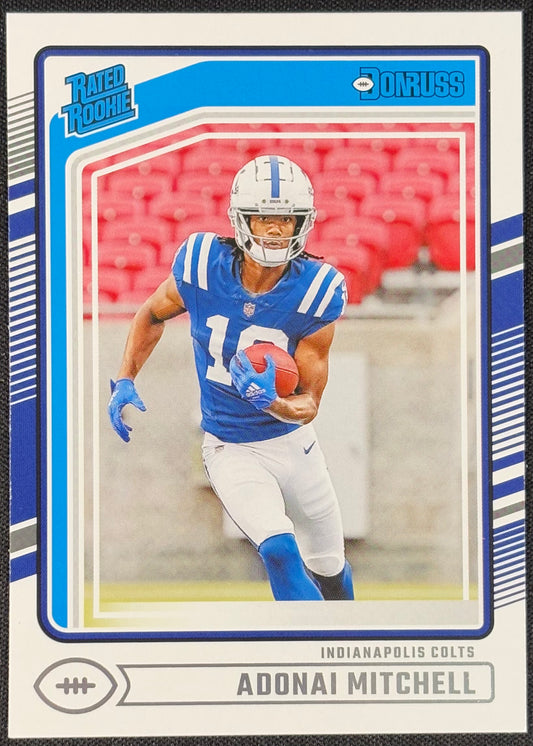 Adonai Mitchell Donruss Rated Rookie