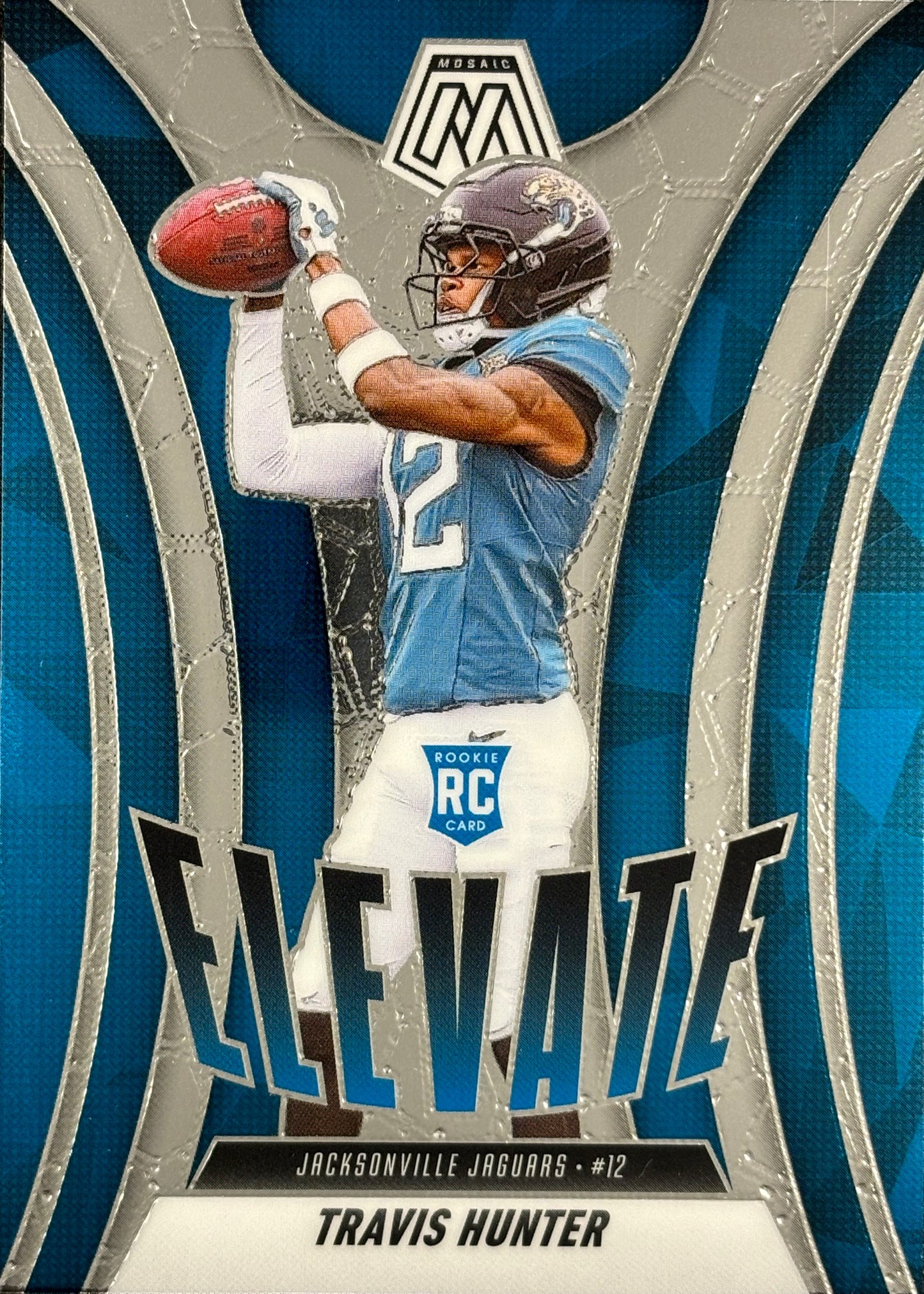 Travis Hunter Mosaic Elevate Jaguars Sports Card