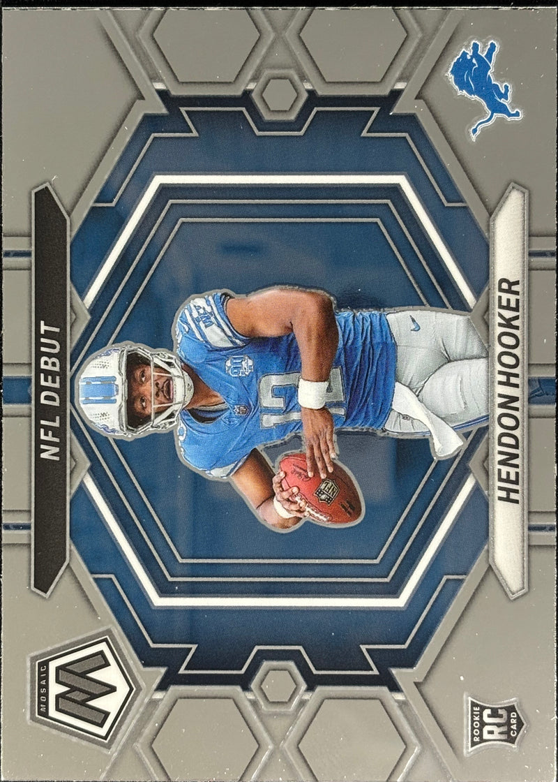 Hendon Hooker Mosaic NFL Debut Rookie Lions Jets