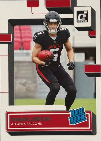 Drake London Donruss Rated Rookie Falcons