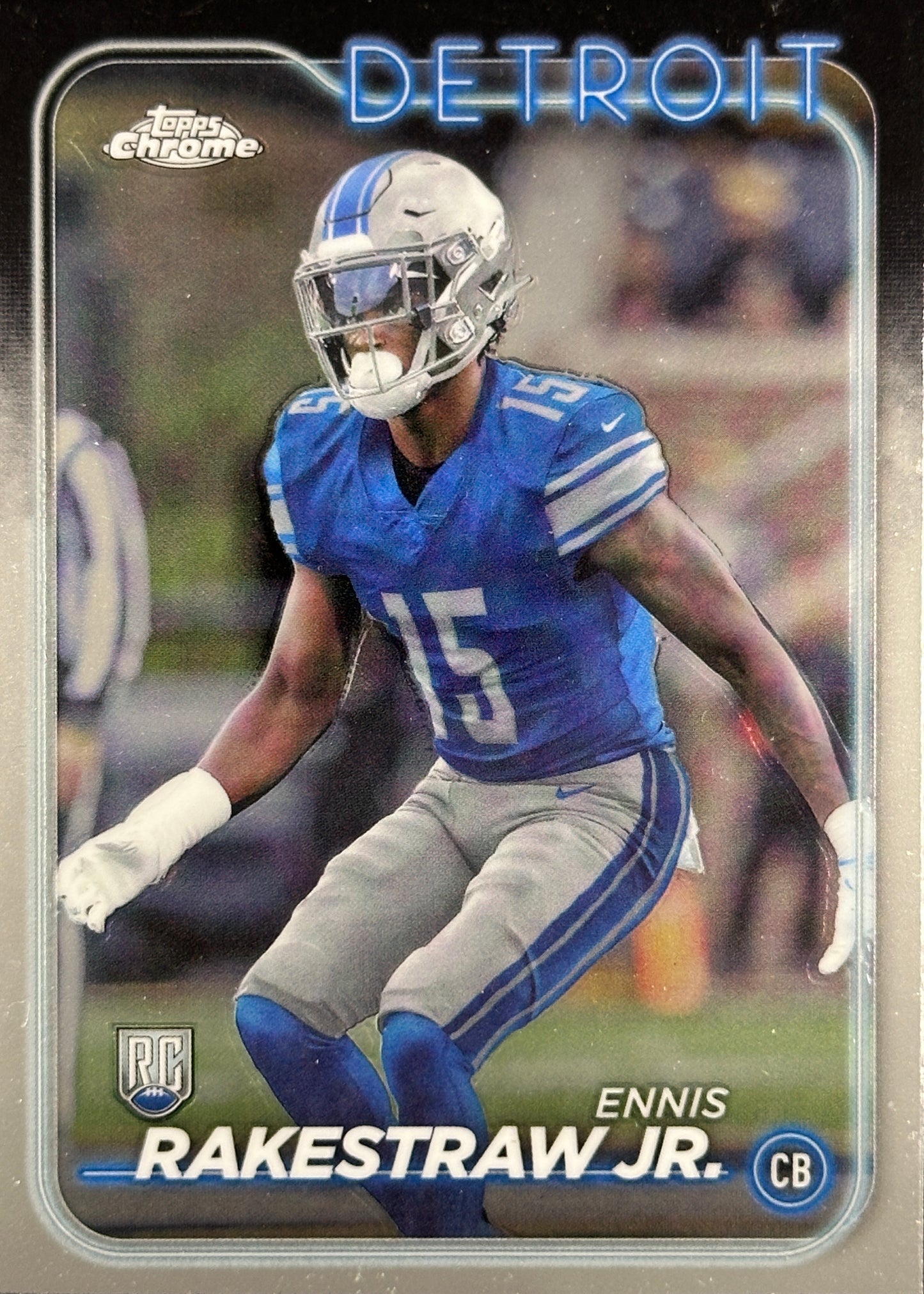 Ennis Rakestraw Jr. Topps Chrome Rookie Chargers Lions
