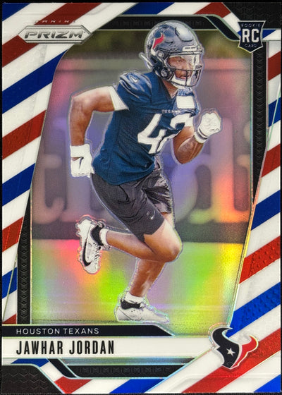 Jawhar Jordan Prizm Red White Blue Rookie Texans
