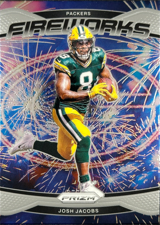 Josh Jacobs Fireworks Prizm Packers
