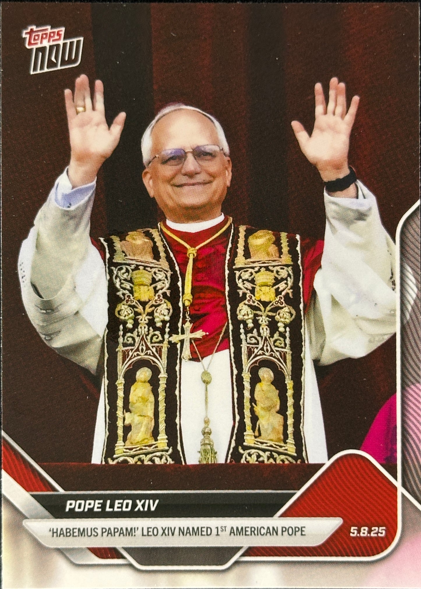 Pope Leo XIV Topps Now #POPE-1