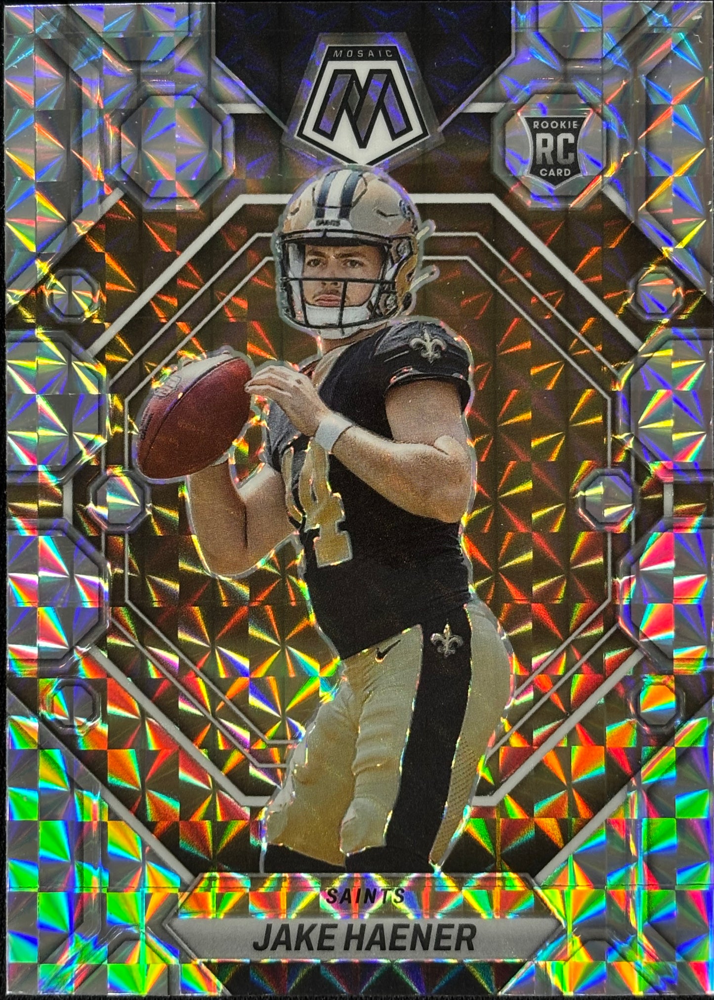 Jake Haener Mosaic Prizm Rookie