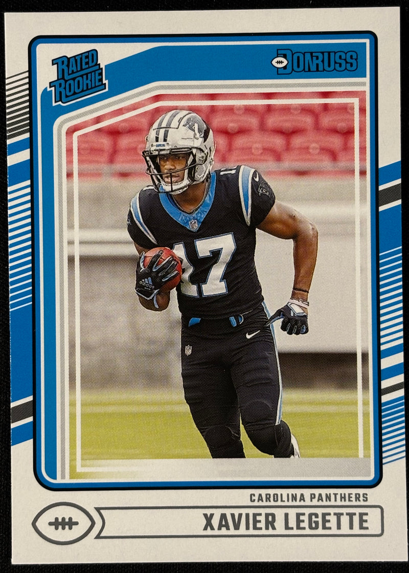 Xavier Legette Donruss Rated Rookie Panthers
