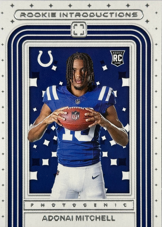 Adonai Mitchell Rookie Introductions Photogenic Colts