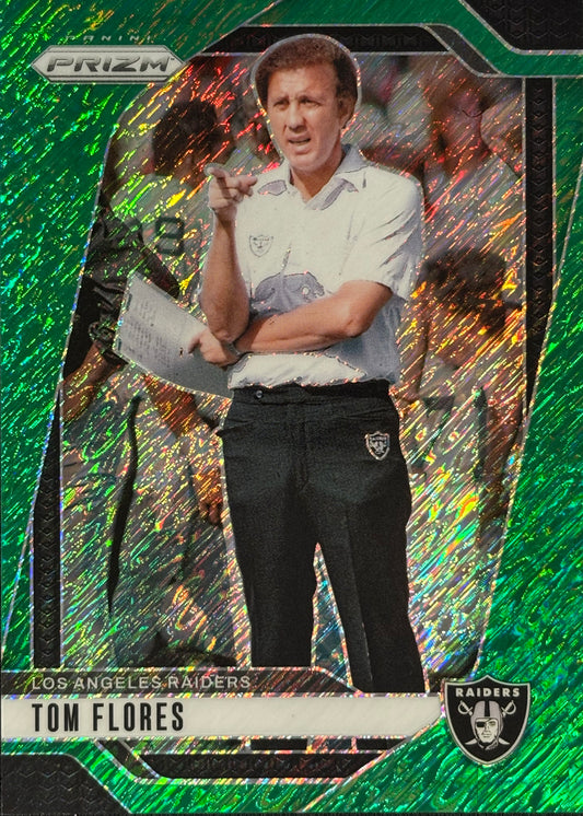 Tom Flores 2024 Prizm Green Shimmer /5