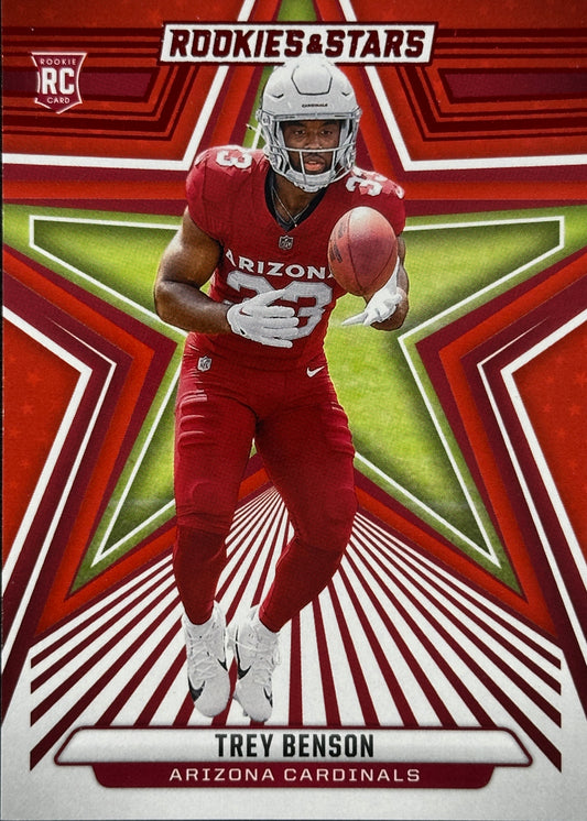 Trey Benson Red Rookies & Stars Cardinals