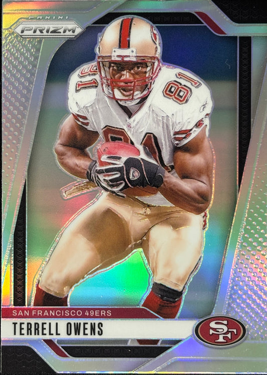 Terrell Owens Prizm Silver 49ers
