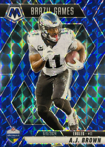 AJ Brown /99 Blue Mosaic Brazil Games A.J. Eagles