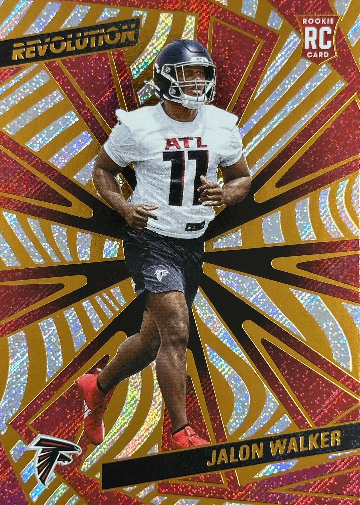 Jalon Walker Revolution Rookie Falcons Sports Card