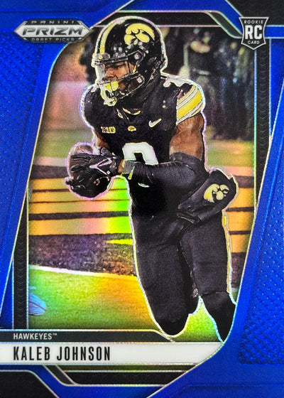 Kaleb Johnson /249 Blue Prizm Draft Picks Rookie Steelers
