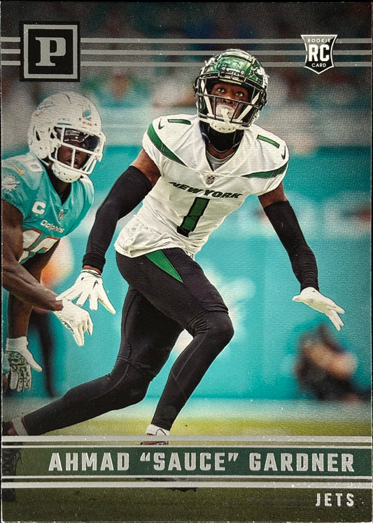 Ahmad “Sauce” Gardner Chronicles Panini Rookie Jets