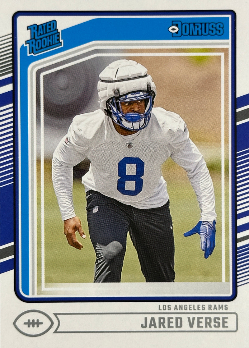 Jared Verse Donruss Rated Rookie Rams Browns