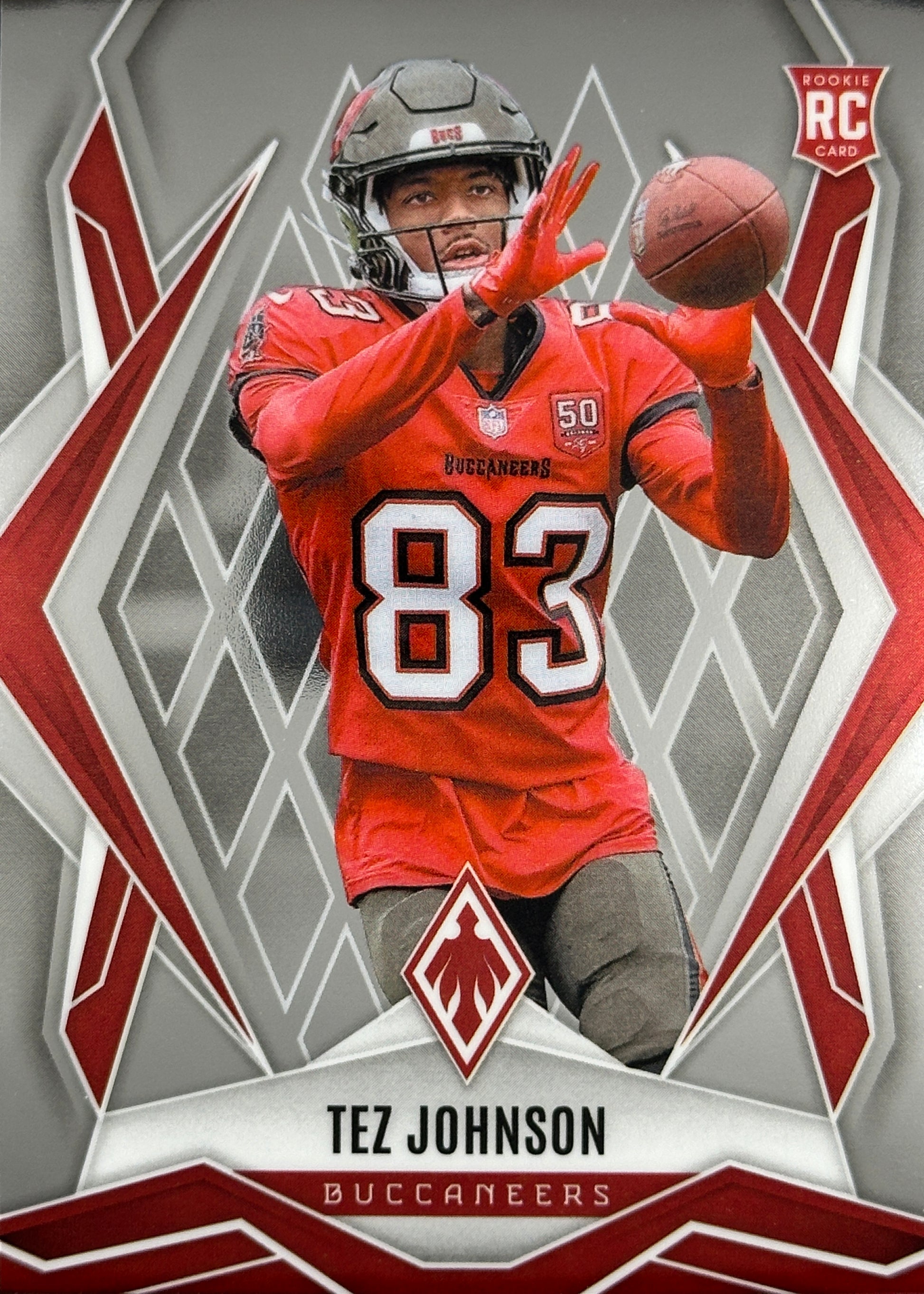 Tez Johnson Phoenix Rookie Buccaneers Sports Card