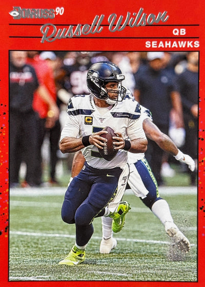 Russell Wilson Donruss 90 Retro Seahawks Giants