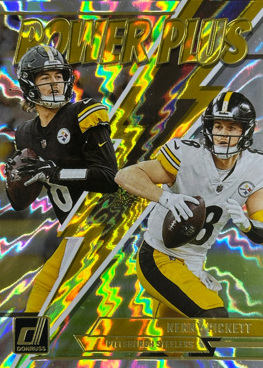 Kenny Pickett Power Plus Donruss Steelers Raiders