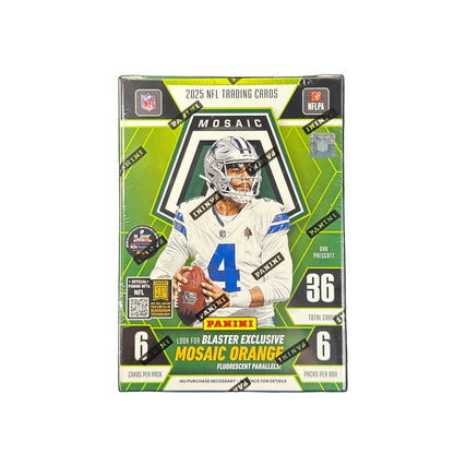 2025 Panini Mosaic Football Blaster Box (Mosaic Orange)