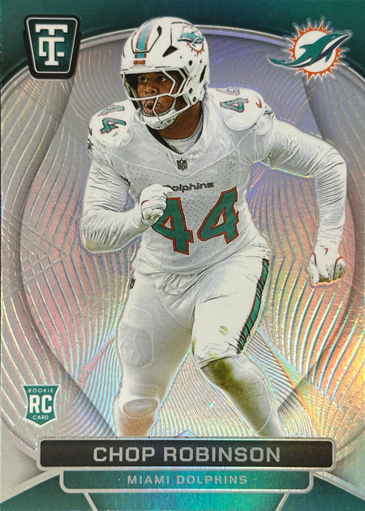 Chop Robinson Totally Certified Silver Rookie RC Dolphins