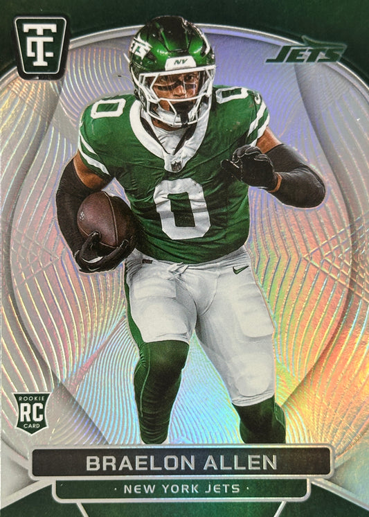 Braelon Allen Totally Certified Silver Rookie RC Jets