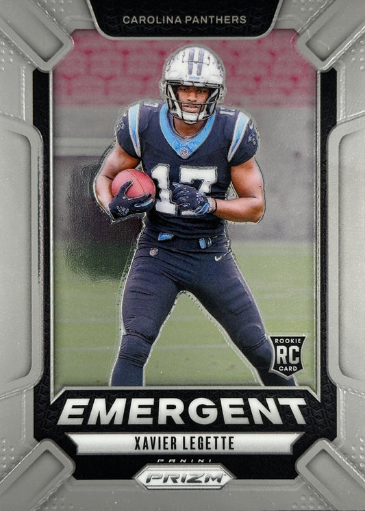 Xavier Legette Emergent Rookie Prizm Panthers