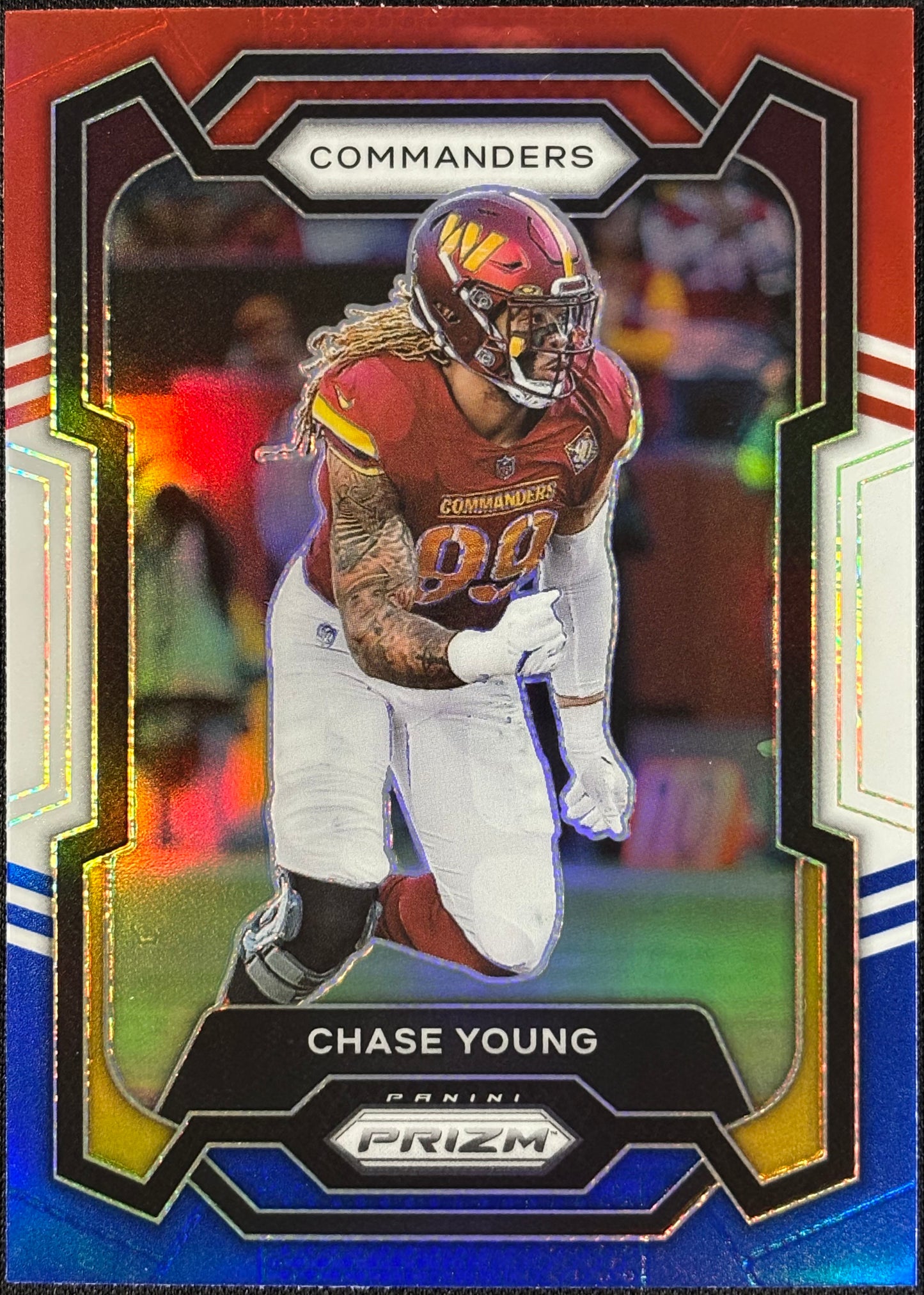 Chase Young Prizm Red White Blue