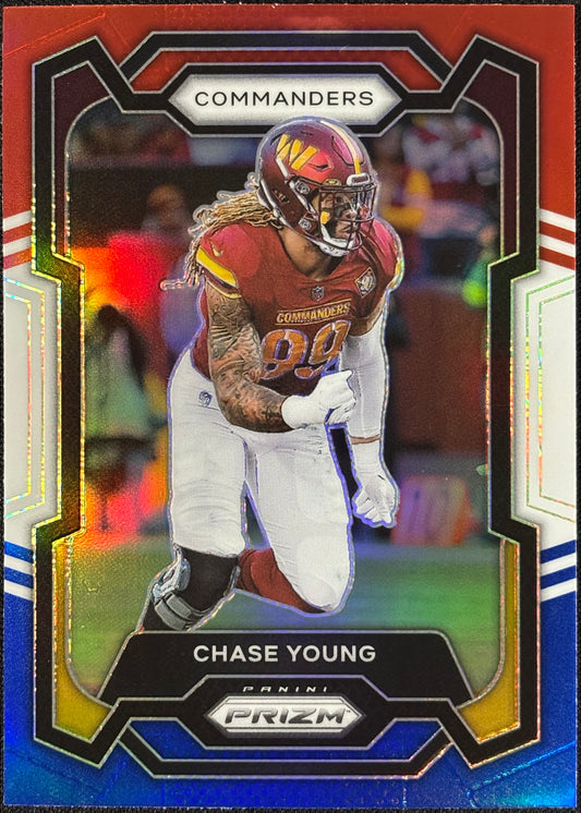 Chase Young Prizm Red White Blue