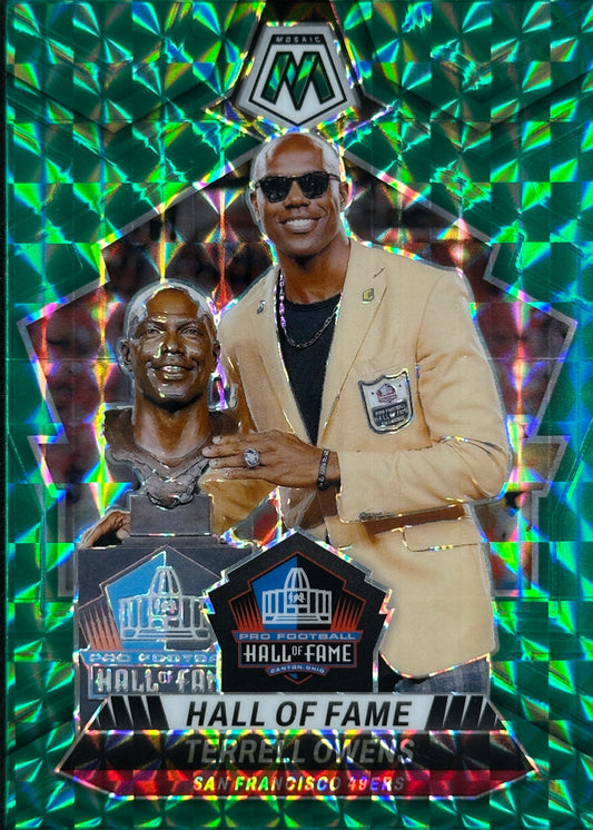 Terrell Owens Hall Of Fame Green Mosaic 49ers