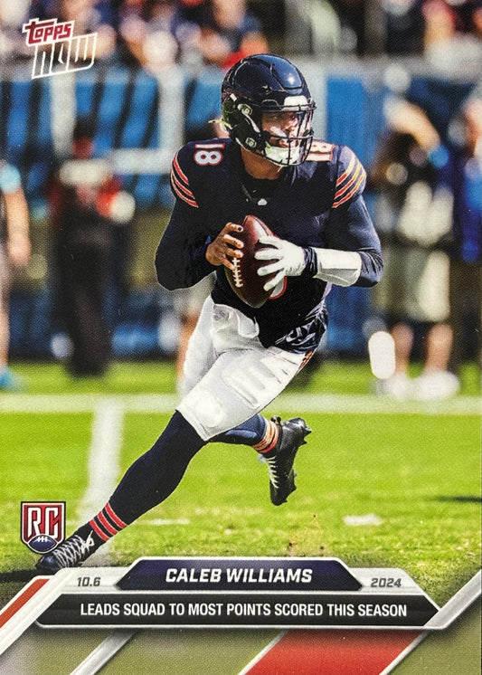 Caleb Williams Topps Now #8 Rookie Bears