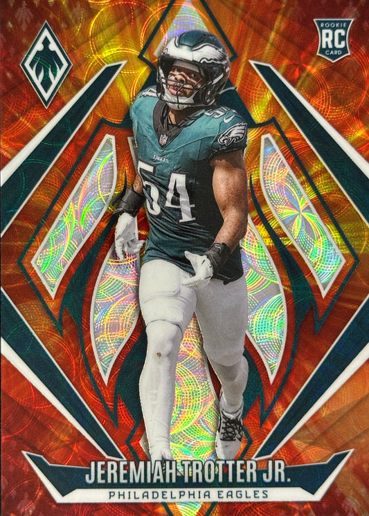 Jeremiah Trotter JR.  2024 Phoenix Fire Burst /350 FireBurst RC Rookie Eagles