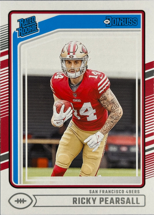 Ricky Peasall Donruss Rated Rookie 49ers