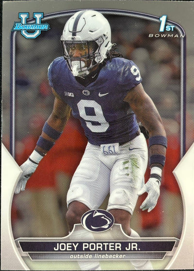 Joey Porter Jr. Bowman U Chrome 1st Steelers