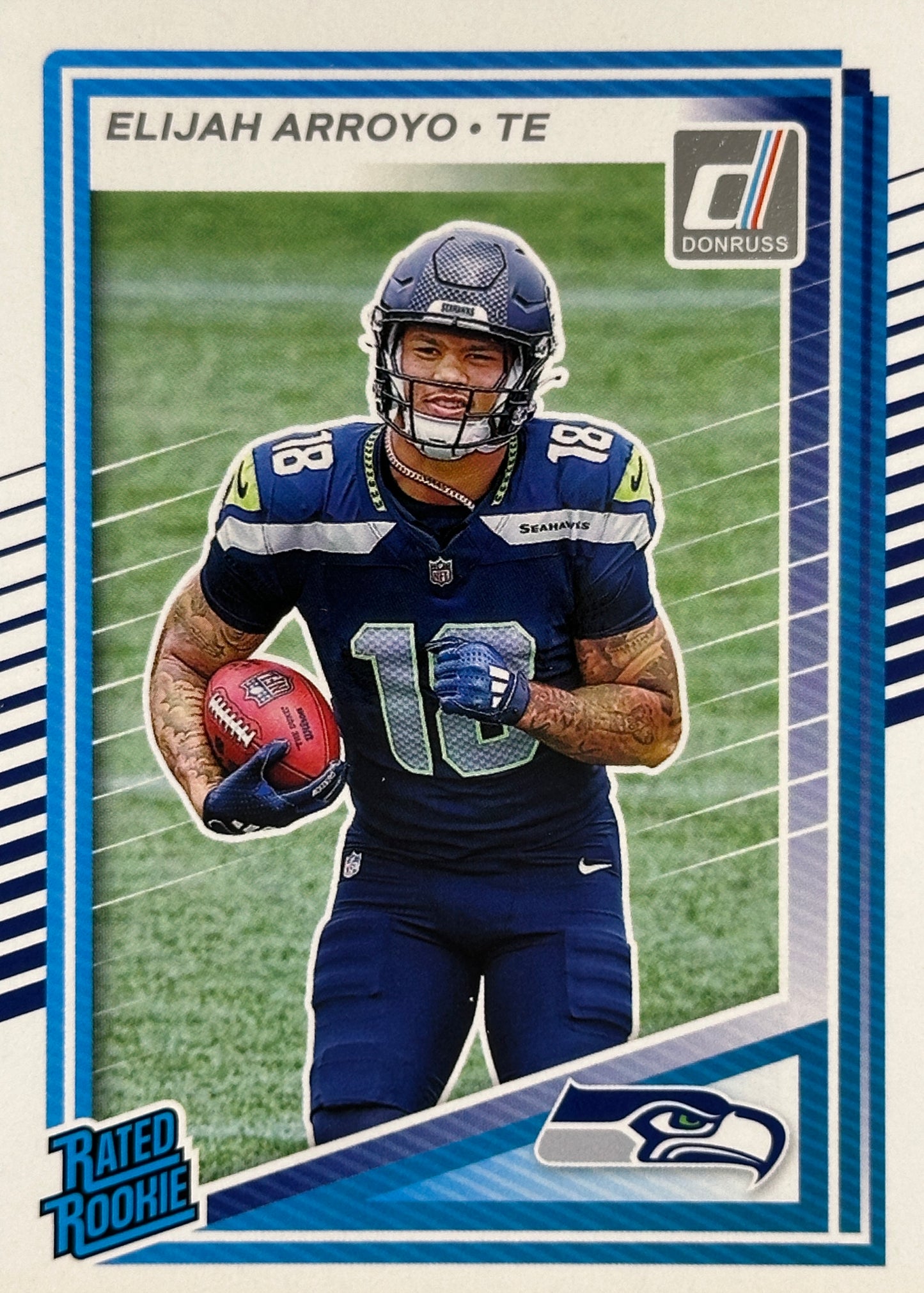 Elijah Arroyo Rated Rookie Donruss Seahawks Sports Card