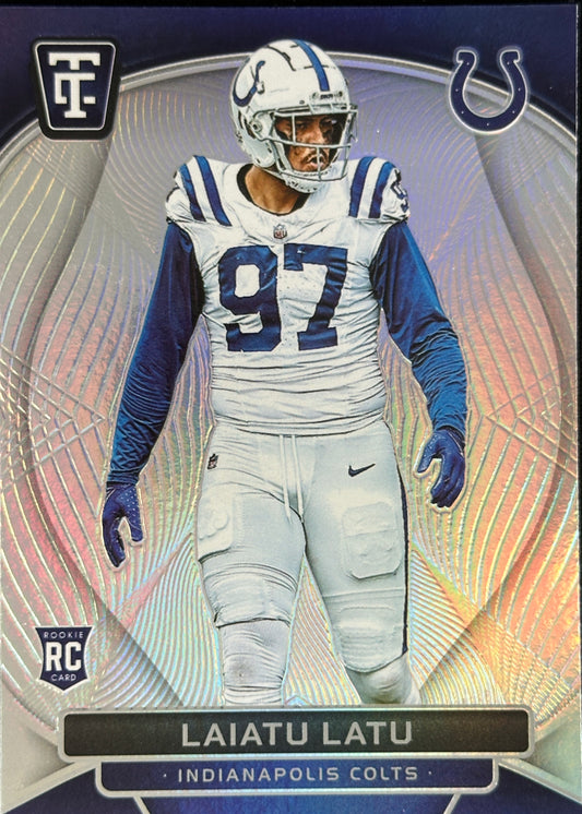 Laiatu Latu Totally Certified Silver Rookie RC Colts