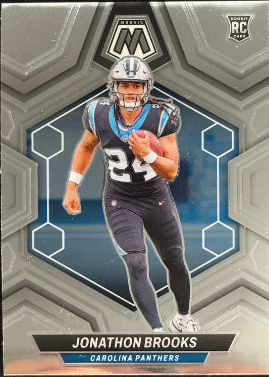 Jonathan Brooks Mosaic Rookie Panthers