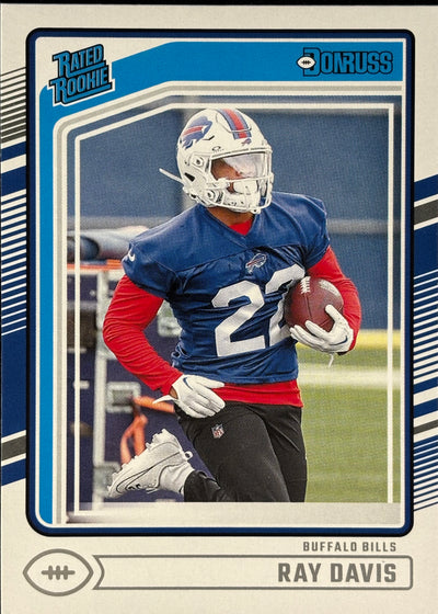 Ray Davis Donruss Rated Rookie Bills