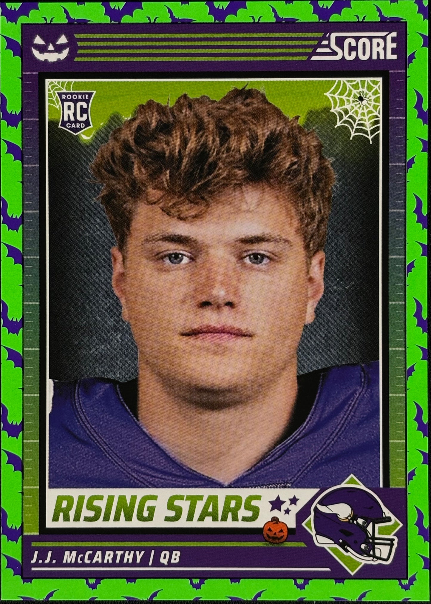 JJ McCarthy Score-A-Treat Bats Vikings