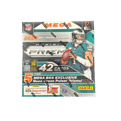 2024 Prizm Football Mega Box (Neon Green Pulsar)