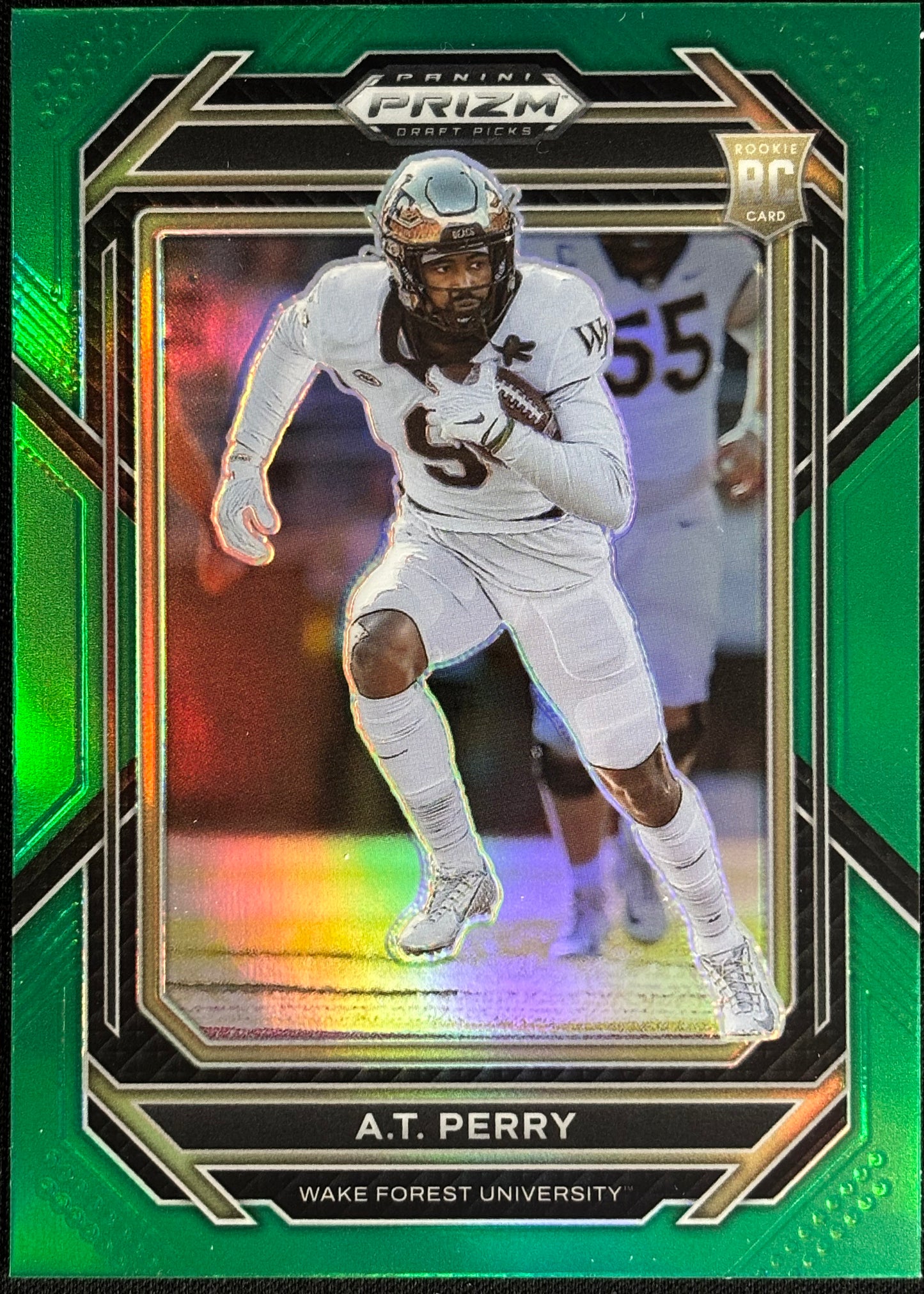 AT Perry Prizm Draft Green Rookie