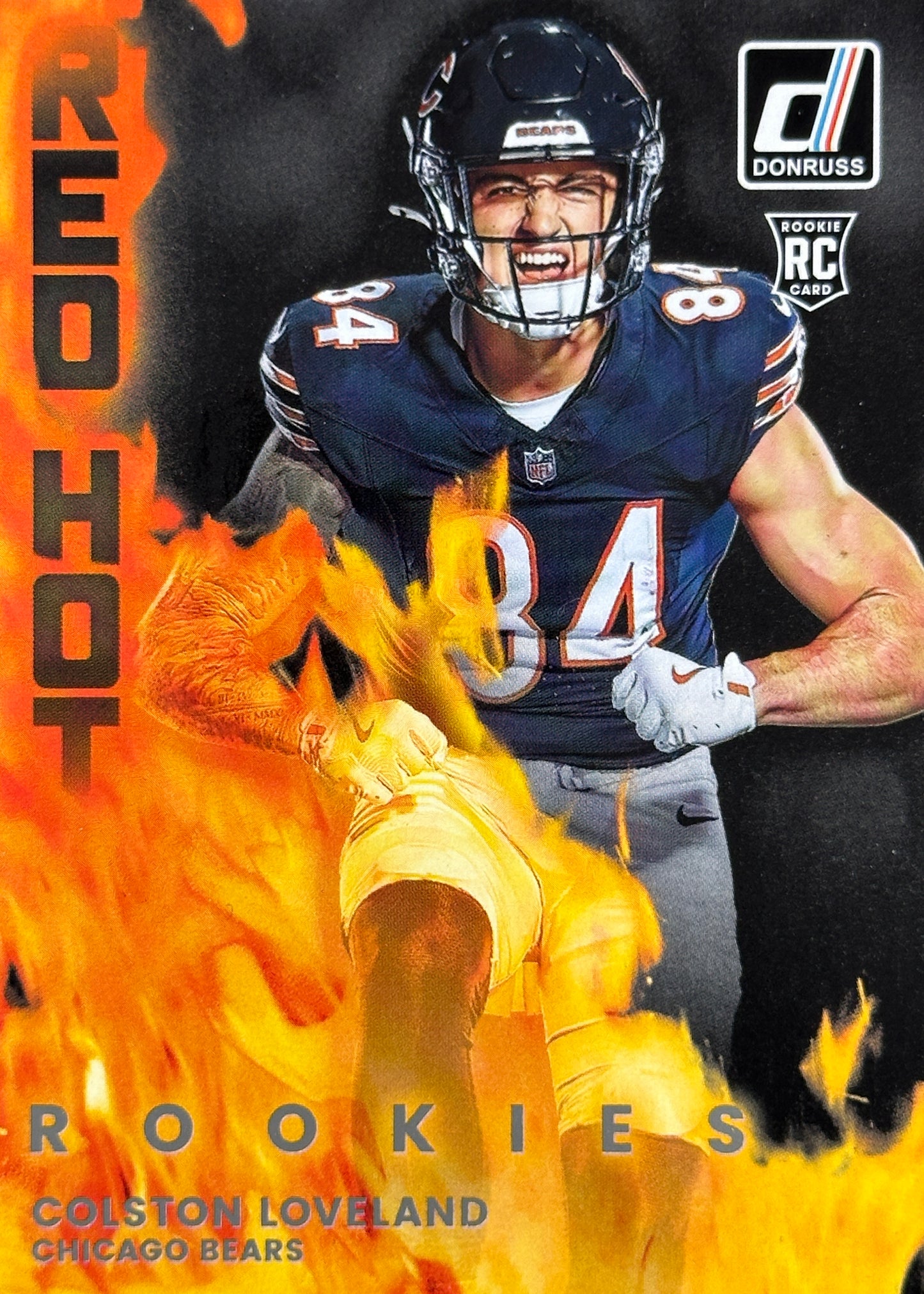Colston Loveland Red Hot Rookies Bears Sports Card