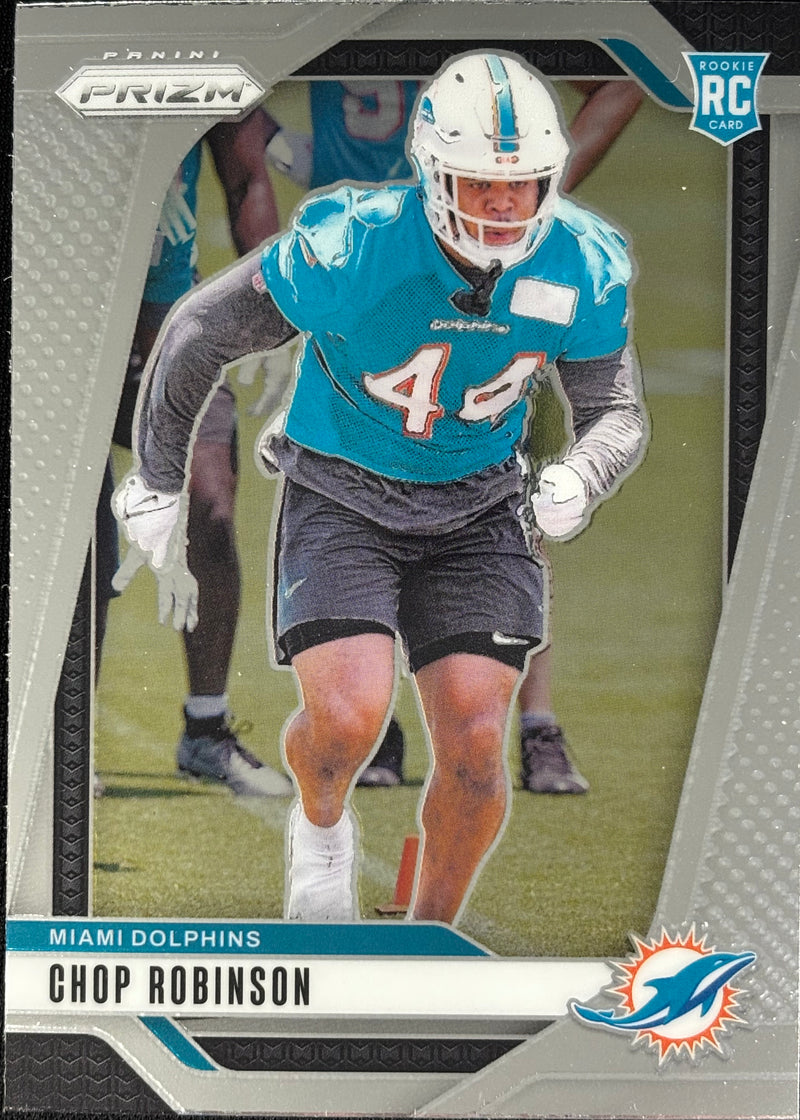 Chop Robinson Prizm Rookie Dolphins