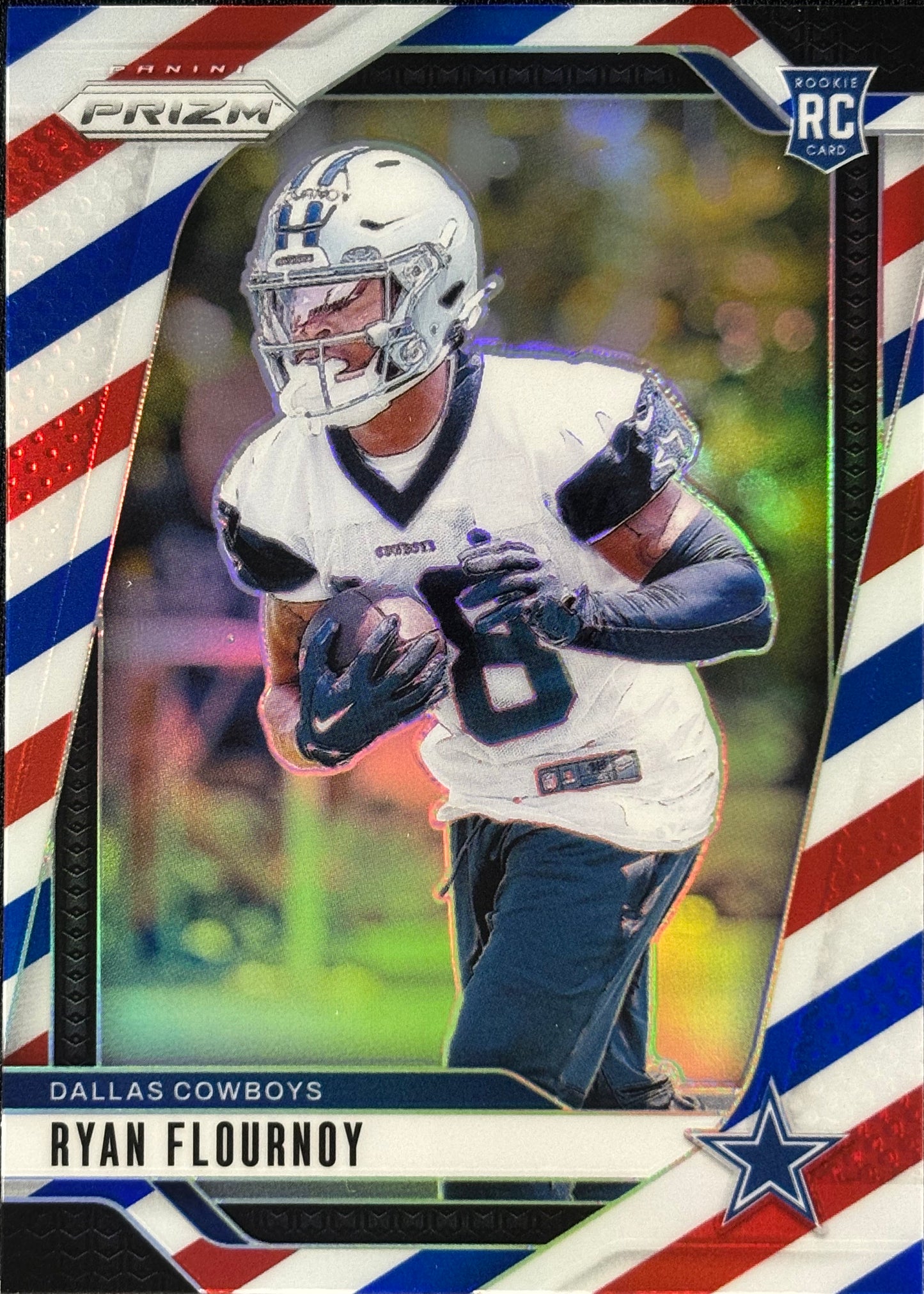 Ryan Flournoy Prizm Red White Blue Rookie Cowboys