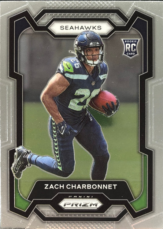 Zach Charbonnet Prizm Rookie Seahawks