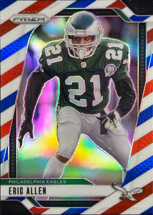 Eric Allen Red White Blue Prizm Eagles